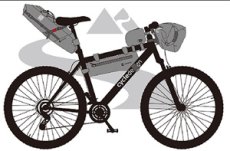 画像5: CycleDesign　バイクパッキング用サドルバッグ　Lサイズ (5)